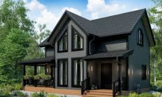 Проекты каркасных домов с террасой от 3603 рублей | Строй-Кгл